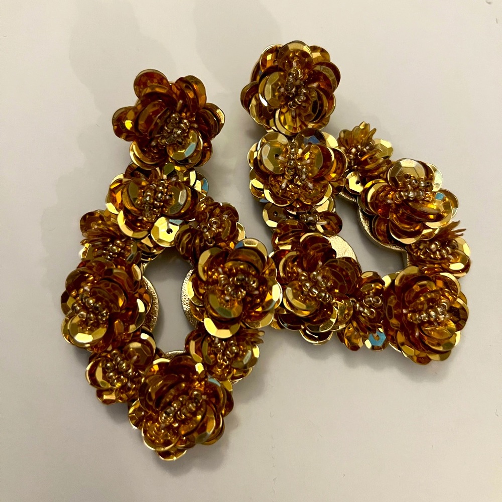 Gold Statement Piece earnings